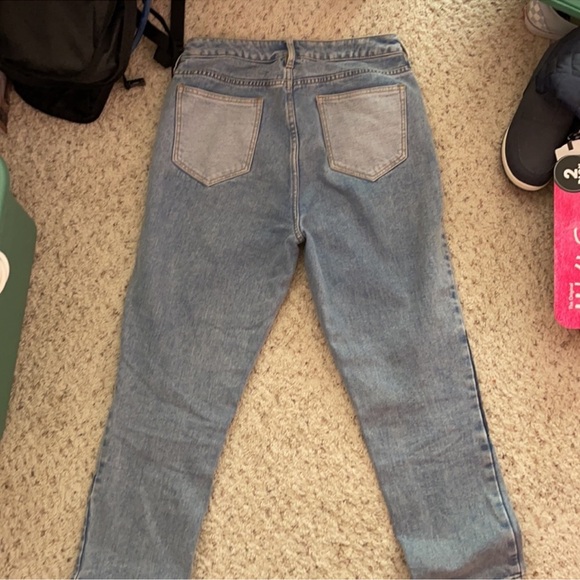 NWOT PACSUN PATCH MULTICOLOR MOM JEANS - Picture 4 of 4